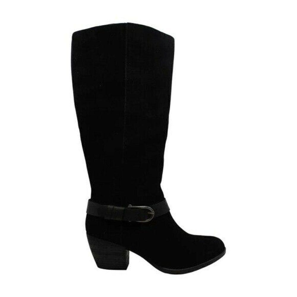American Rag Tegan Black Leather Dress Boots Size 6.5M New